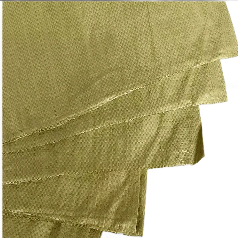 10 Pieces Woven Bag Snake Skin Bag Logistics Woven Bag Construction Garbage Bag Express Bag 1.2m * 1.5m Yellow Thickened Large Yellow