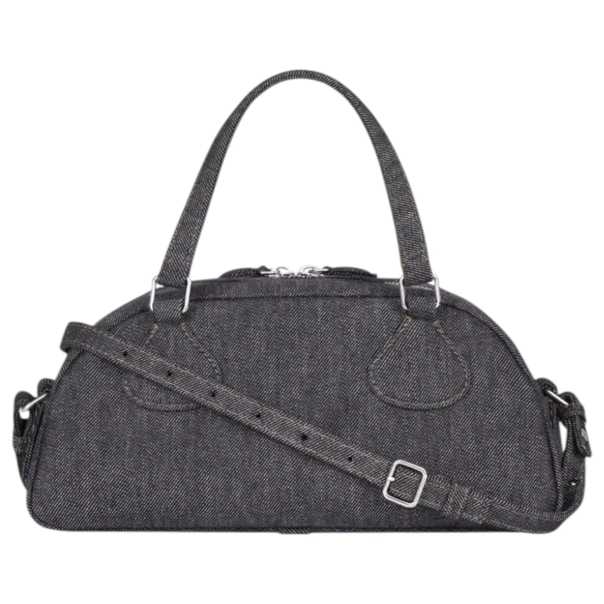 BAGUETTE BAG FRIDAY DENIM BOWLING / 9011:DARK HEATHER GREY