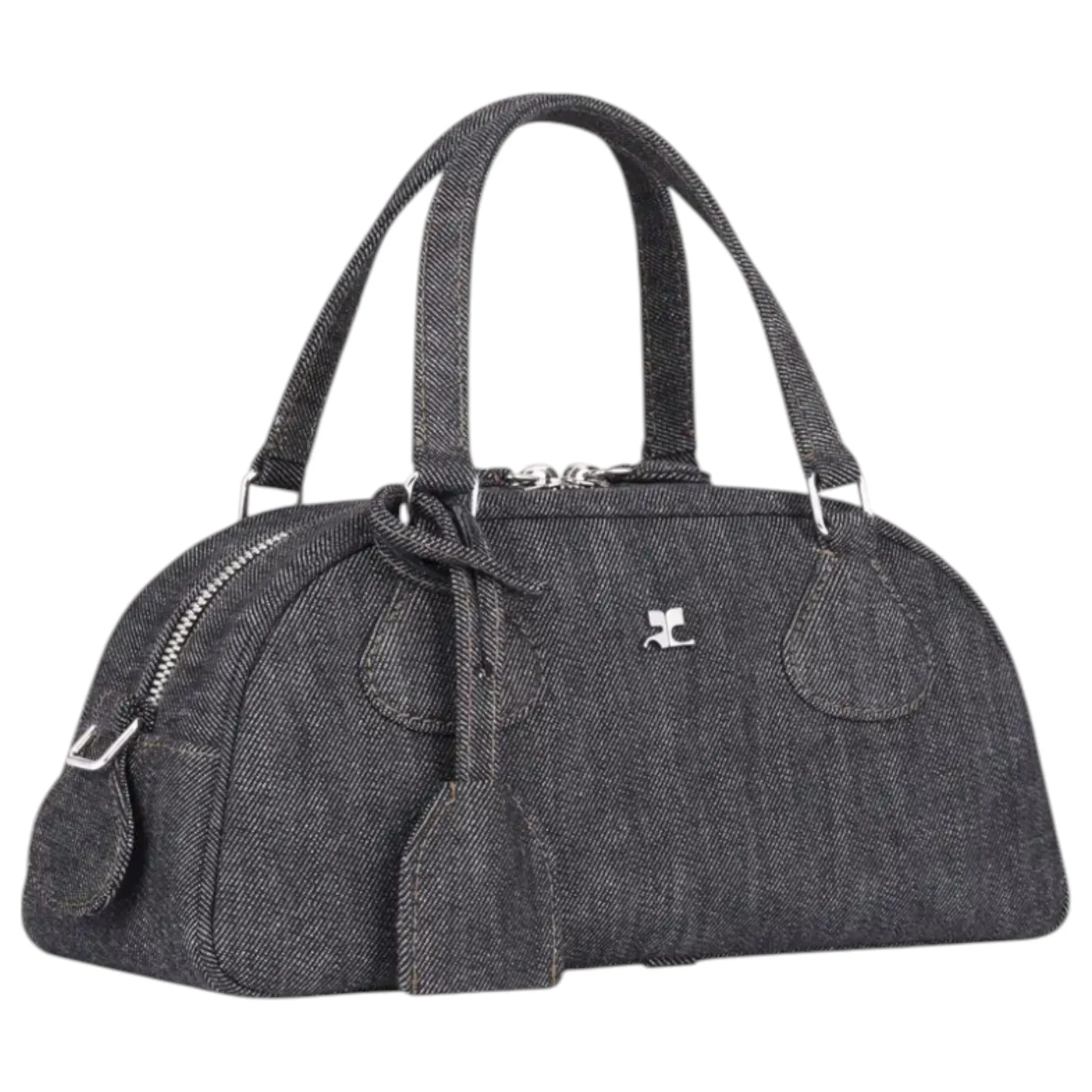 BAGUETTE BAG FRIDAY DENIM BOWLING / 9011:DARK HEATHER GREY