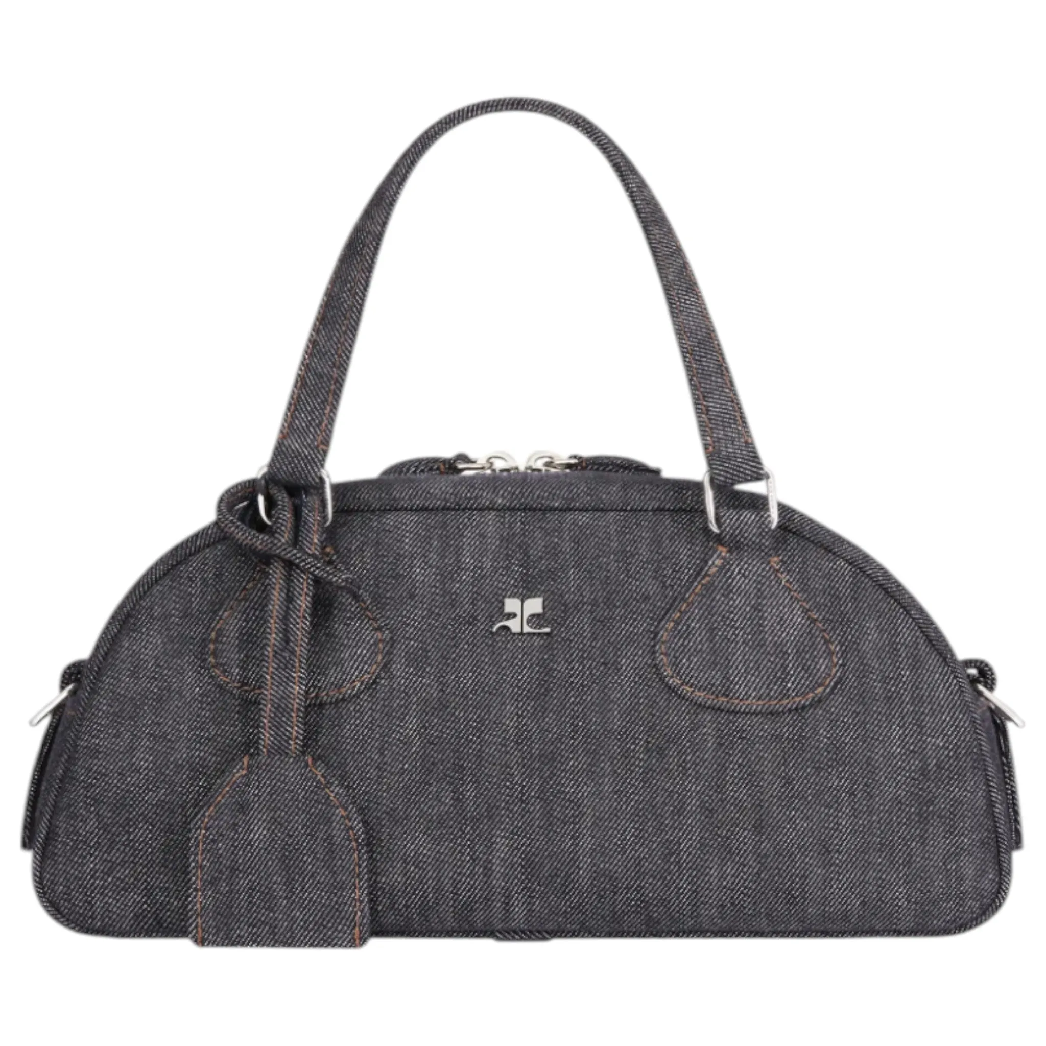 BAGUETTE BAG FRIDAY DENIM BOWLING / 9011:DARK HEATHER GREY