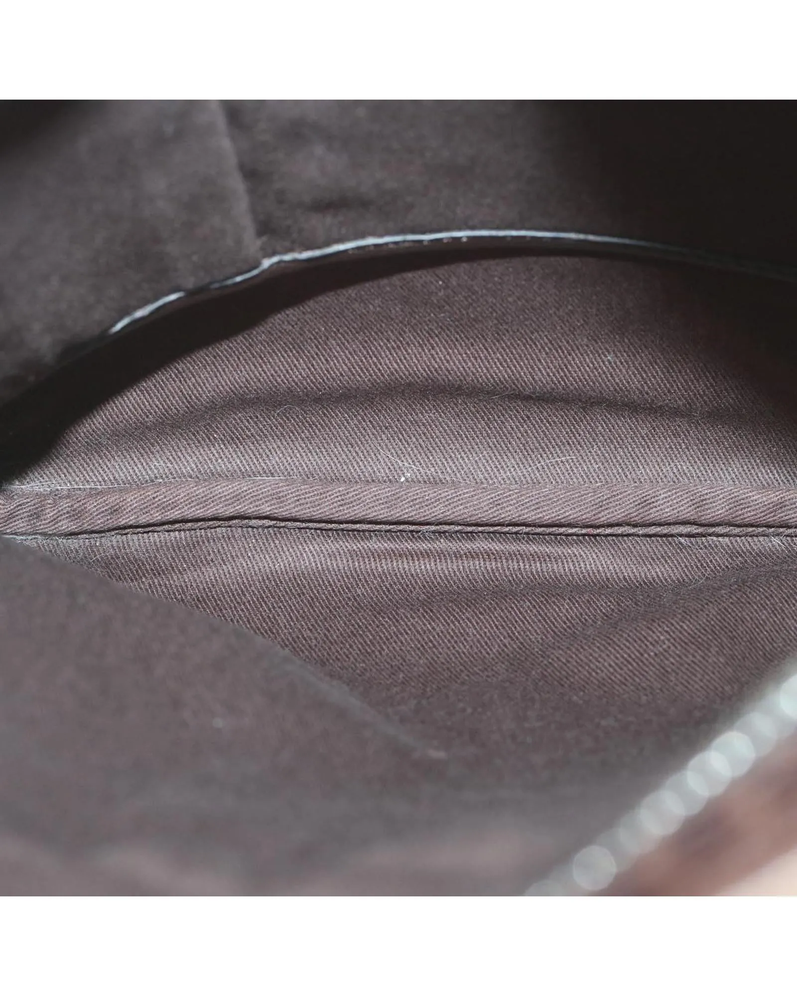 Brown Canvas Shoulder Bag with Adjustable Strap