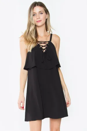 Elyssa Lace-Up Dress