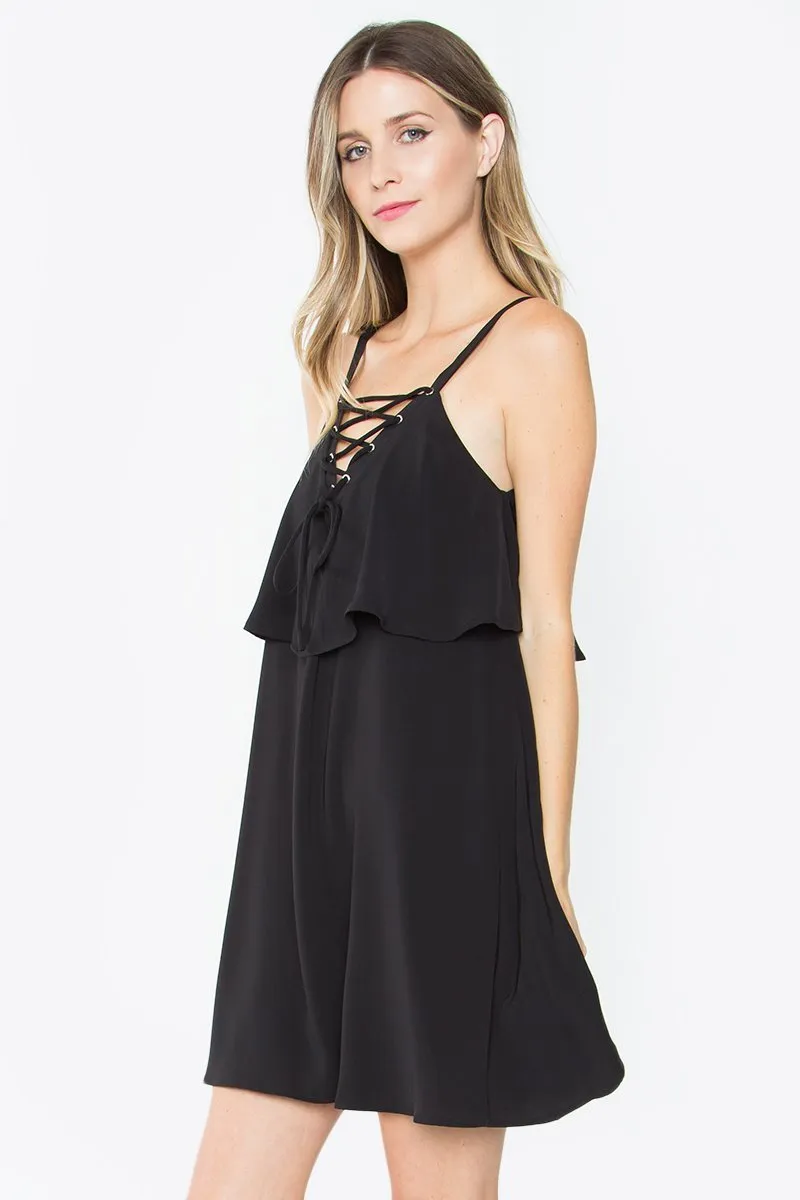 Elyssa Lace-Up Dress