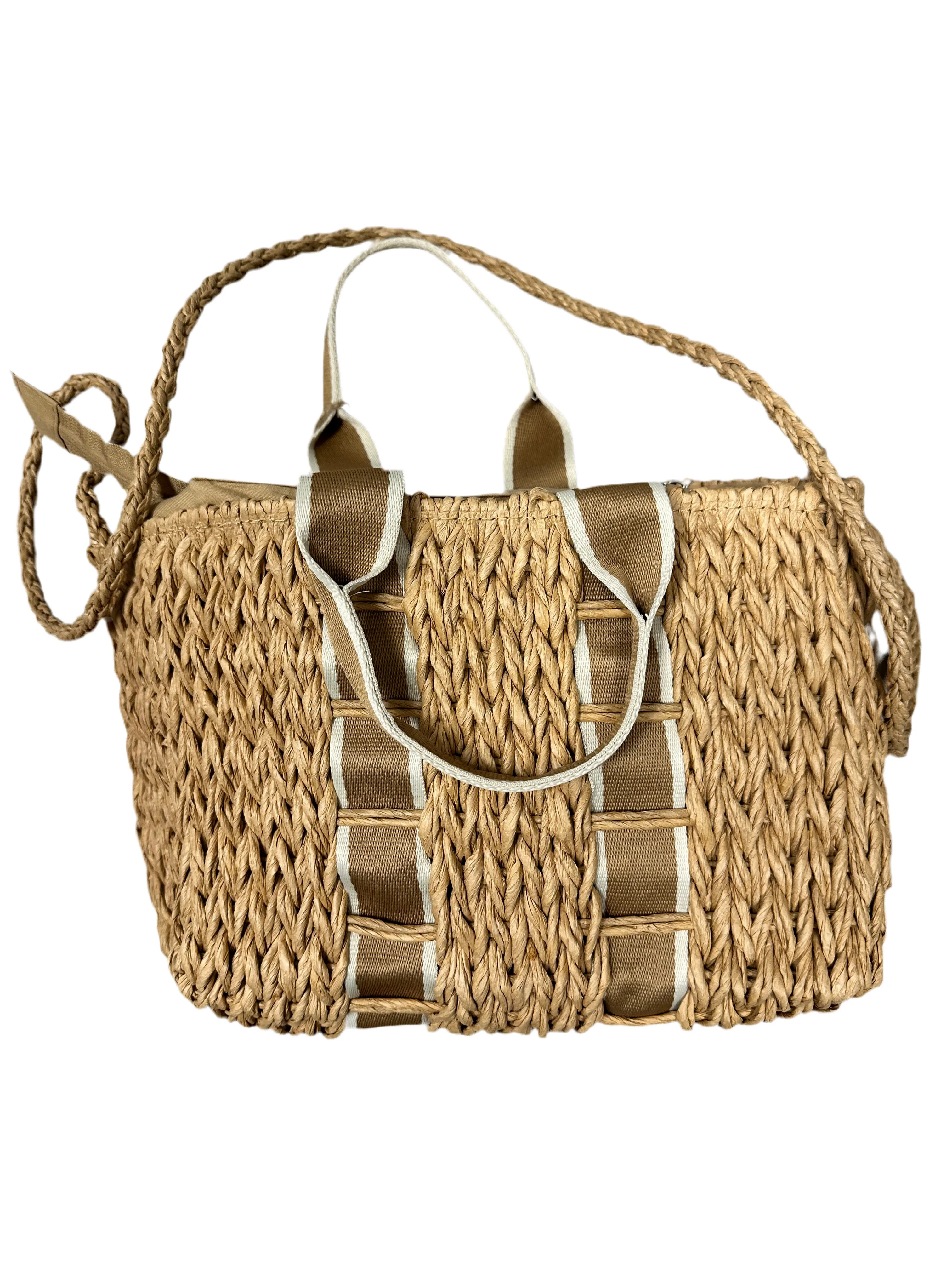 Julie Raffia Handbag