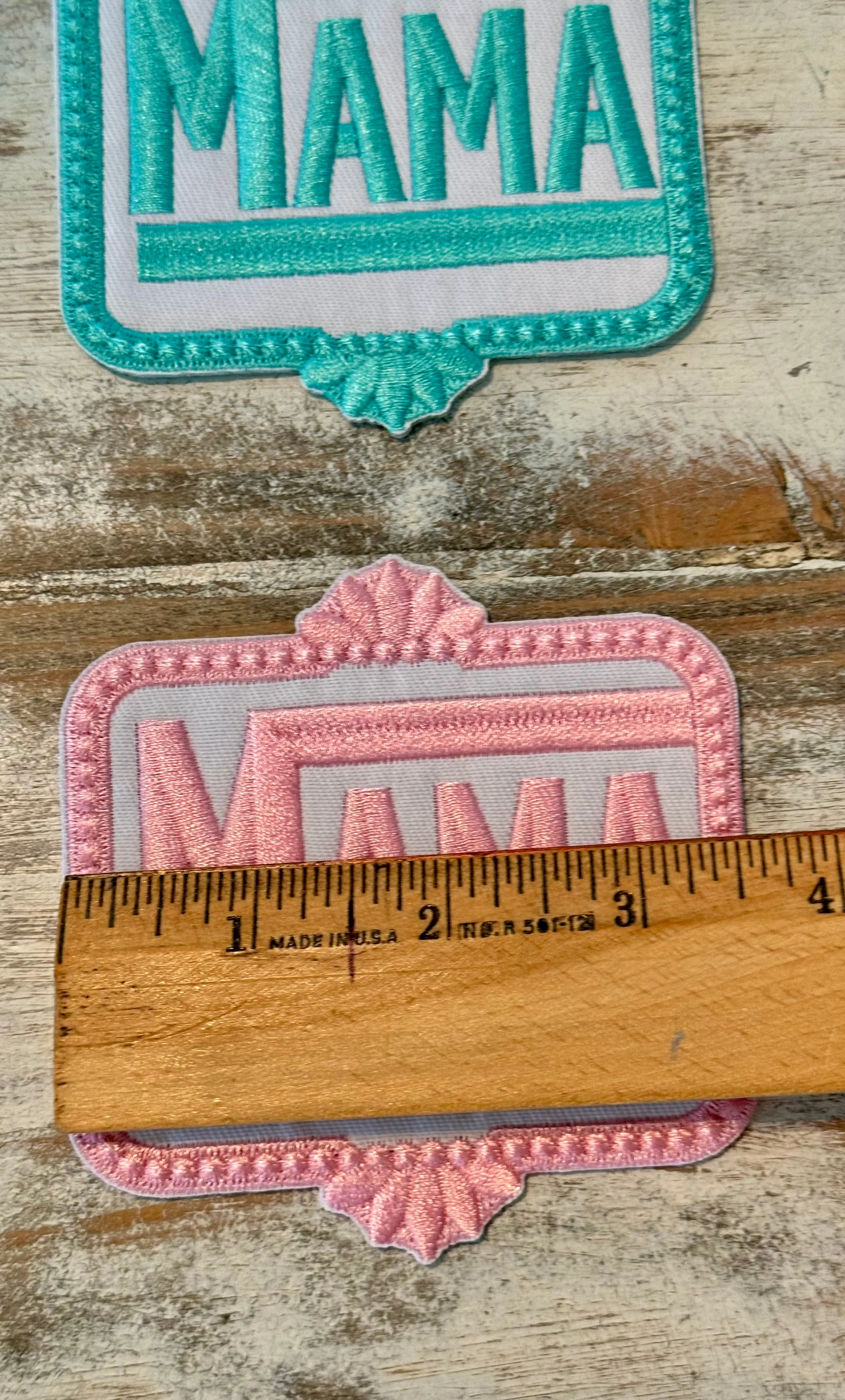 Large Mama Iron On Patches
